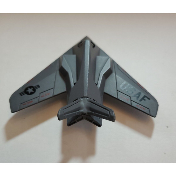 Matchbox Jet Fighter Stealth Airplane F-117A Grey Loose Collectible Toy 1990 - Picture 4 of 7